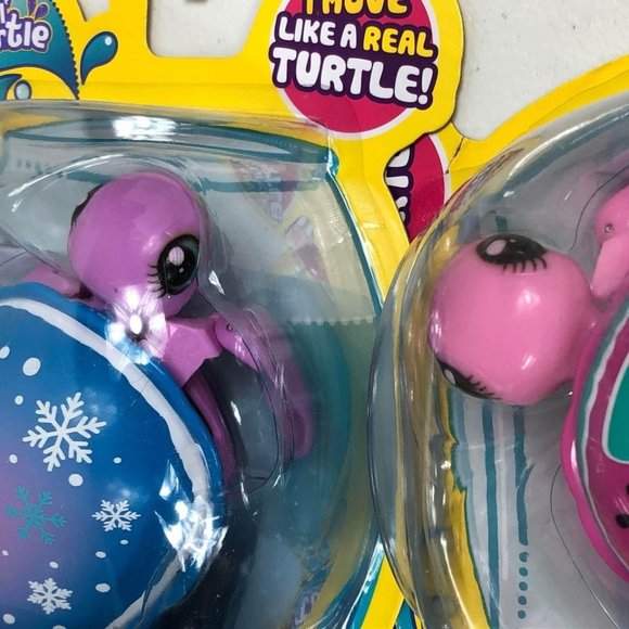 2 Little Live Pets Snowbreeze Piddy Drops Lil Turtle - Picture 9 of 10